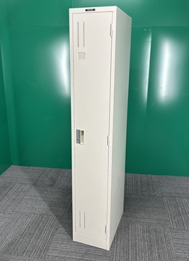 トヨスチール　1人用ロッカー　ニューグレー