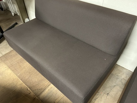 イトーキ　2人掛けソファ　ノットワーク　ブラウン