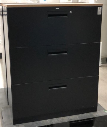 コクヨ　ラテラル書庫　エディア　ブラック木天板