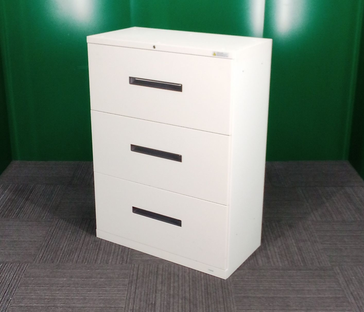 オカムラ3段ラテラル書庫（W800）