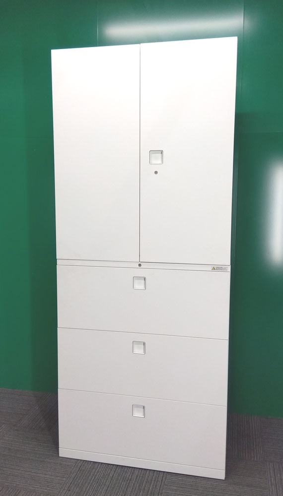 オカムラ両開き＆ラテラル書庫