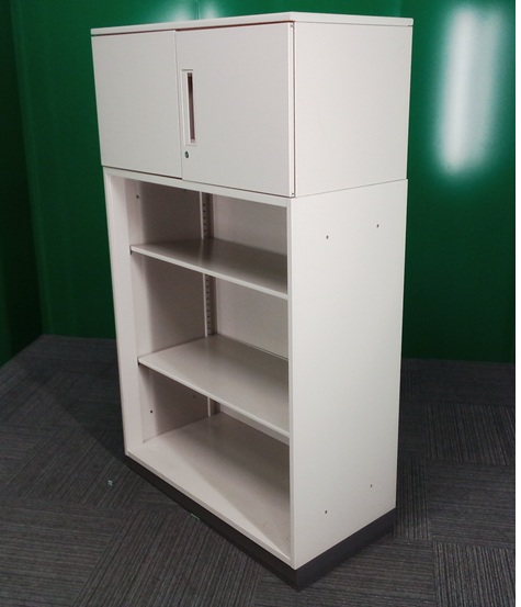 上下書庫　両開き・オープン